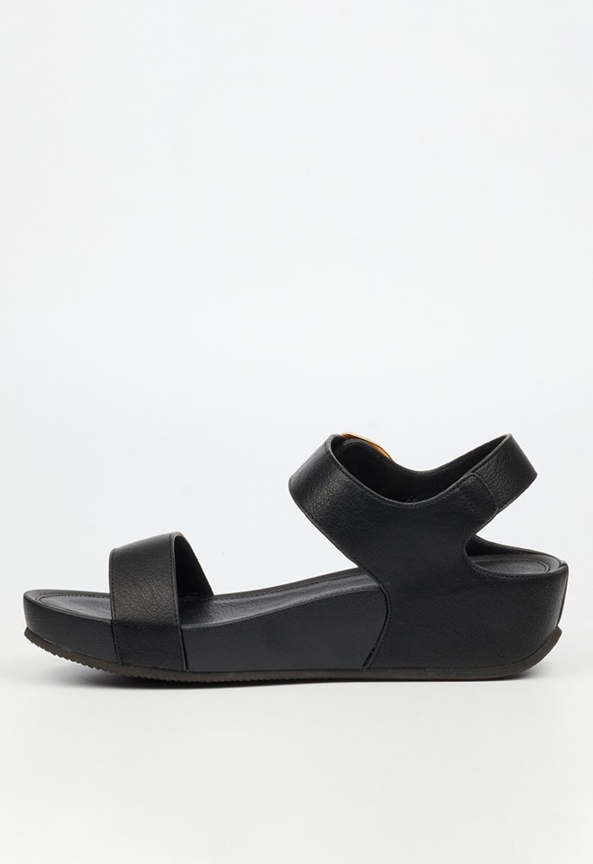 Butterfly Feet - Delia 16 ankle strap sandal - black