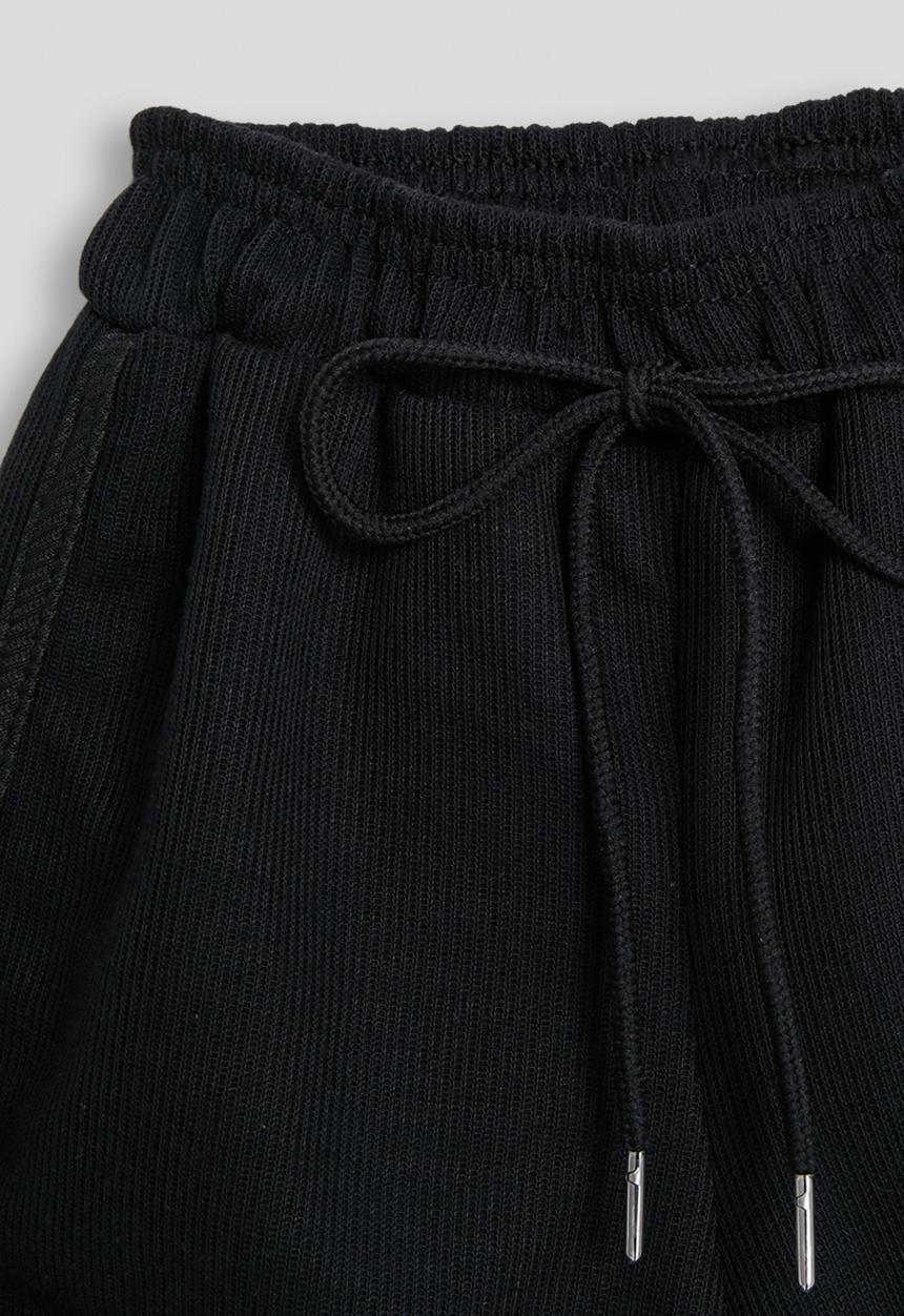 Pop Candy - Dolphin hem sweatshorts - black