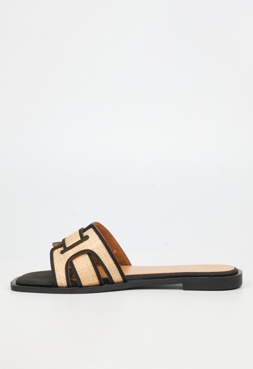 Butterfly Feet - Dorey 7 woven sandal - black