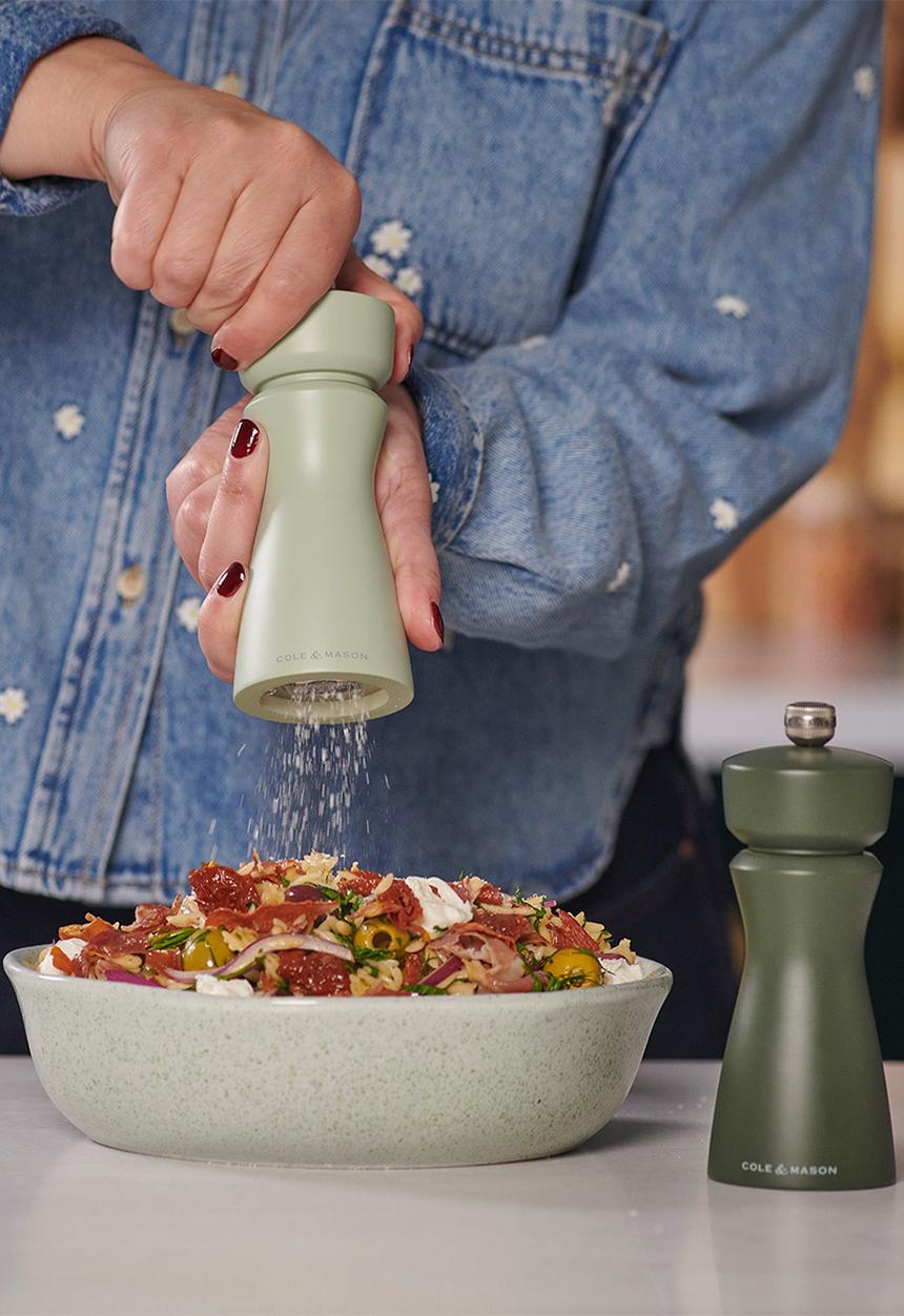 Cole & Mason - Cole & Mason Kenton Salt and Pepper Mill 15cm - Sage