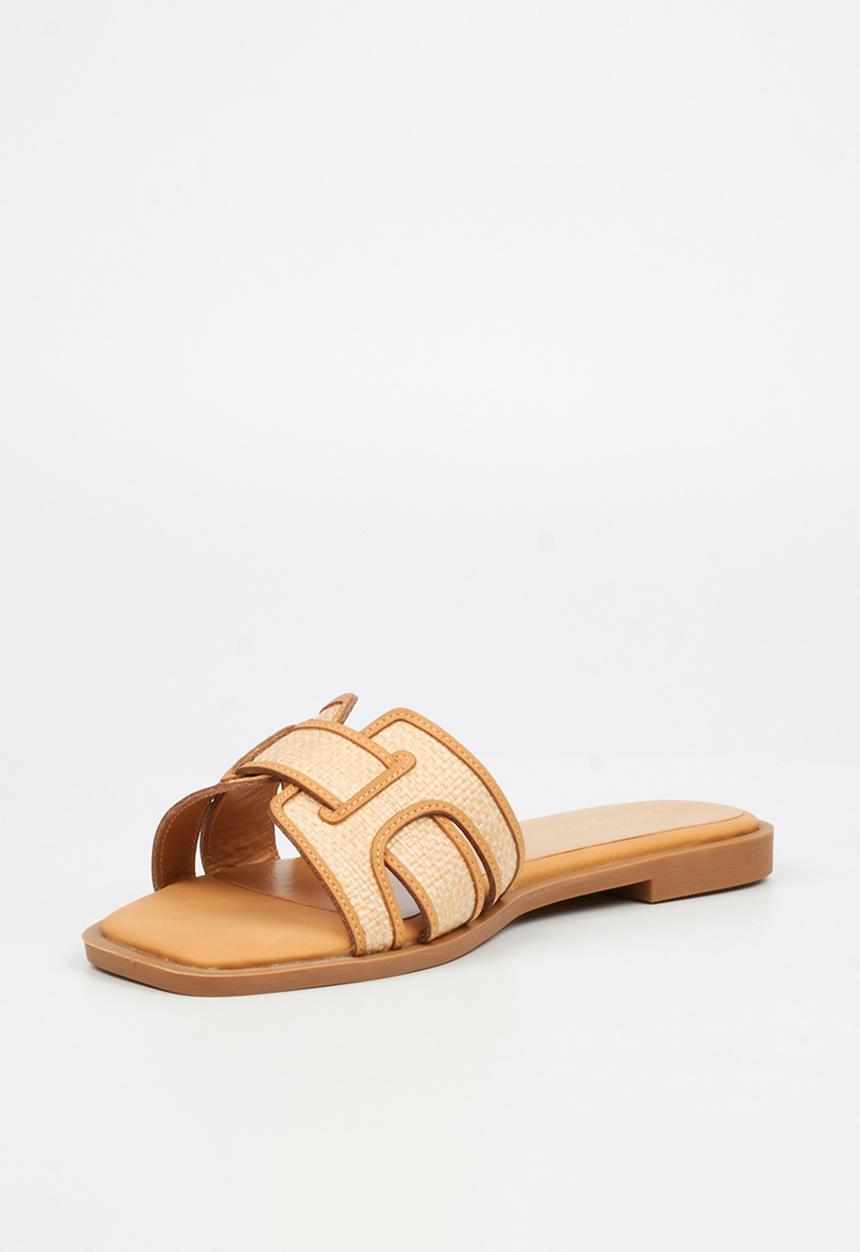 Butterfly Feet - Dorey 7 woven sandal - tan