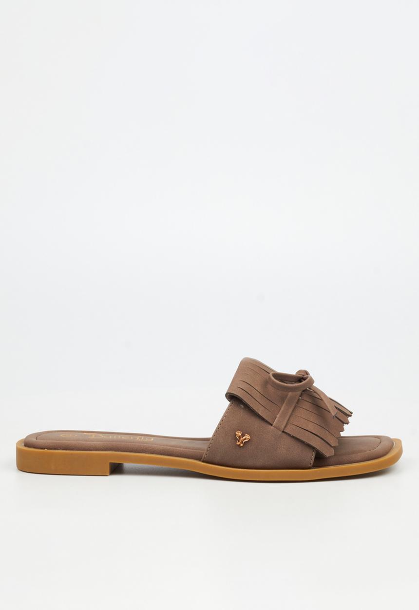 Butterfly Feet - Dorey 8 slide - chocolate