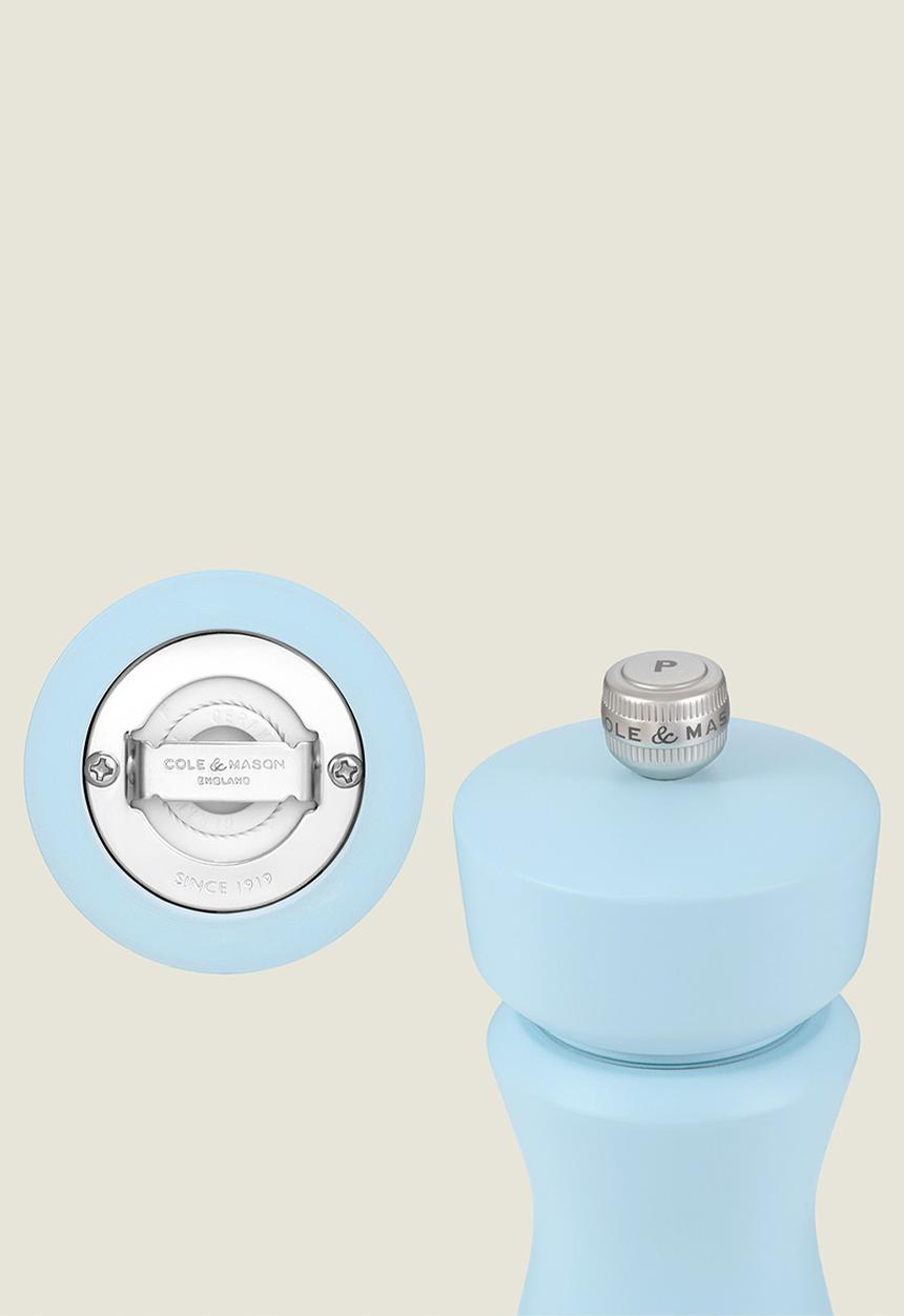 Cole & Mason - Cole & Mason Kenton Salt and Pepper Mill 15cm - Blue Salt