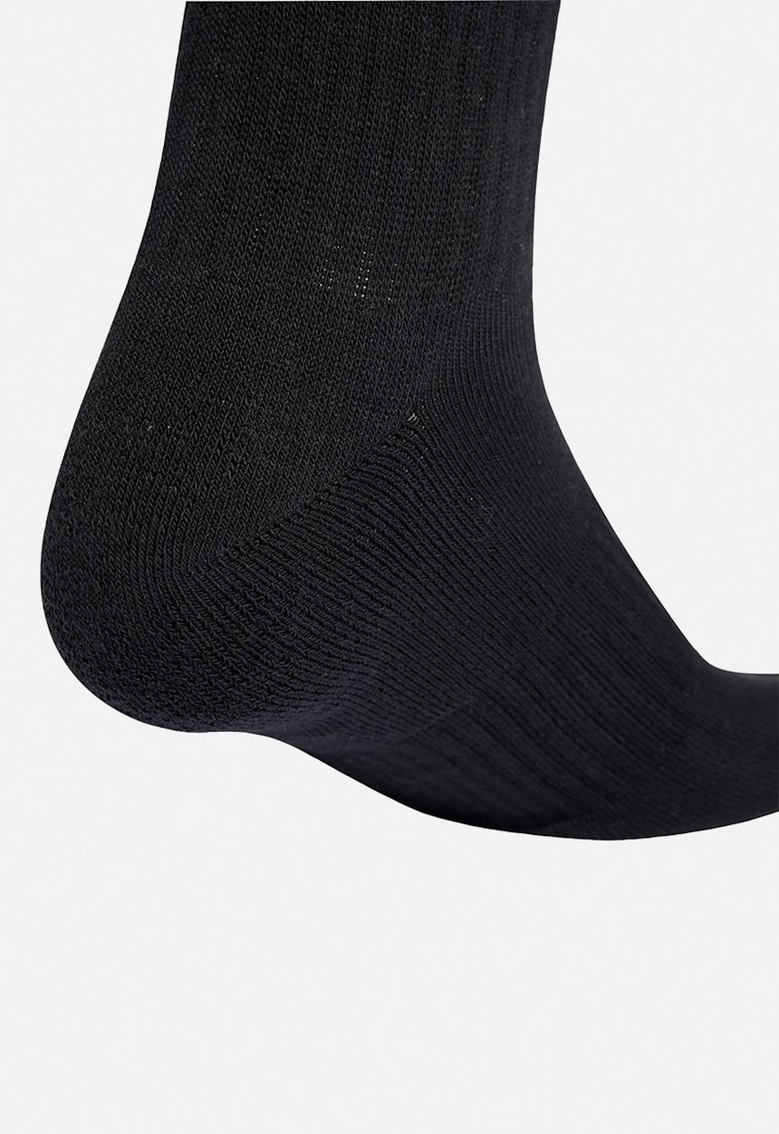 adidas Performance - 3-Stripes Cushioned Crew Socks 3 Pk - Black/white/white