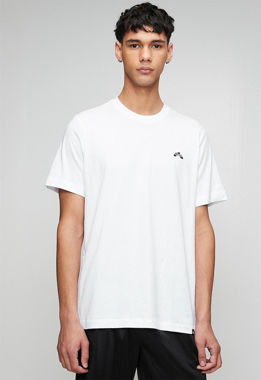 adidas Performance - Small Logo Slide Tee  - White