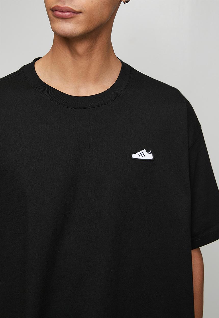 adidas Originals - Superstar Emb Tee  - Black