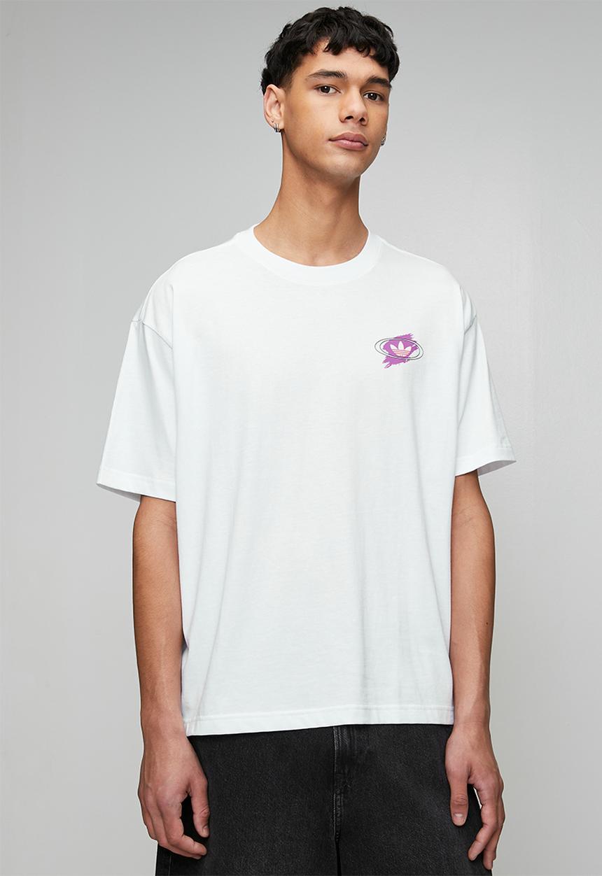 adidas Originals - Originals World  Tee - White/Purple