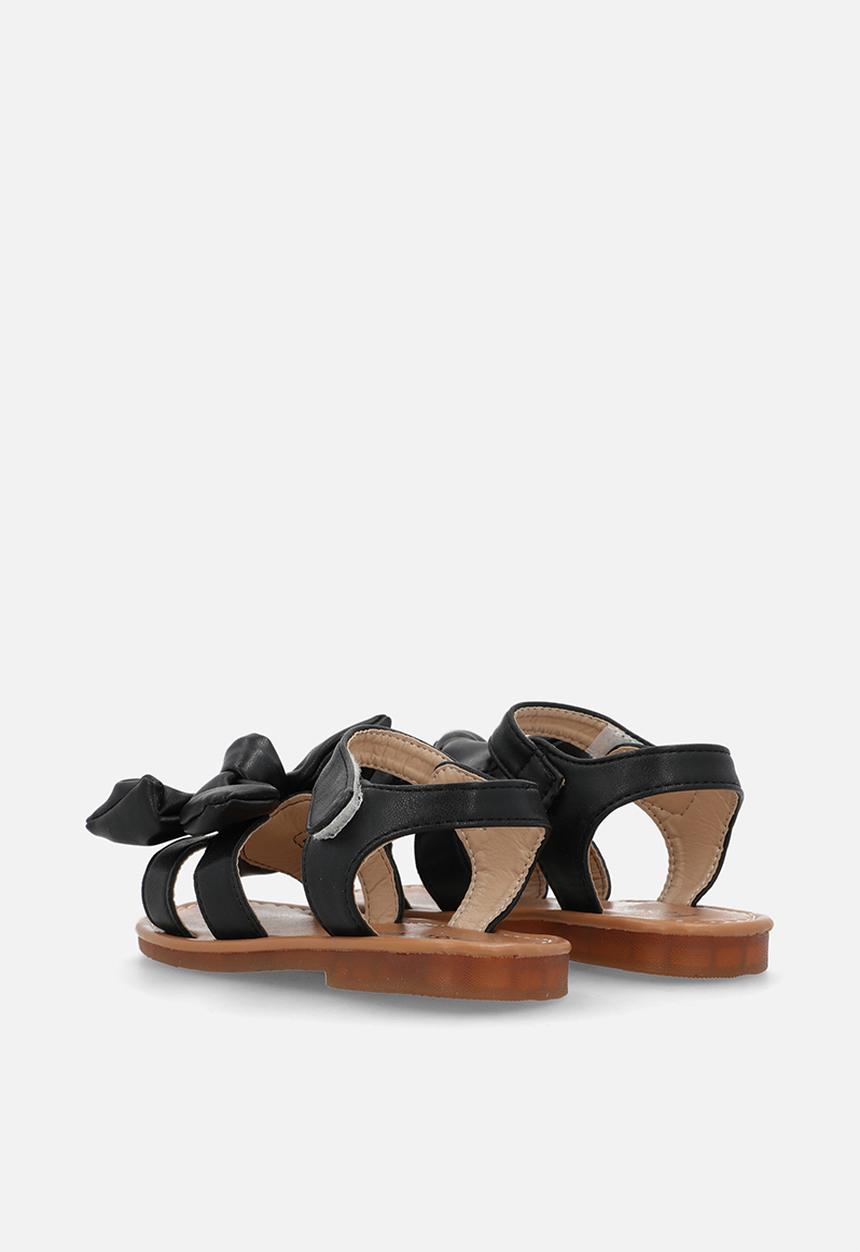 Pop Candy - Open toe bowknot sandal - black