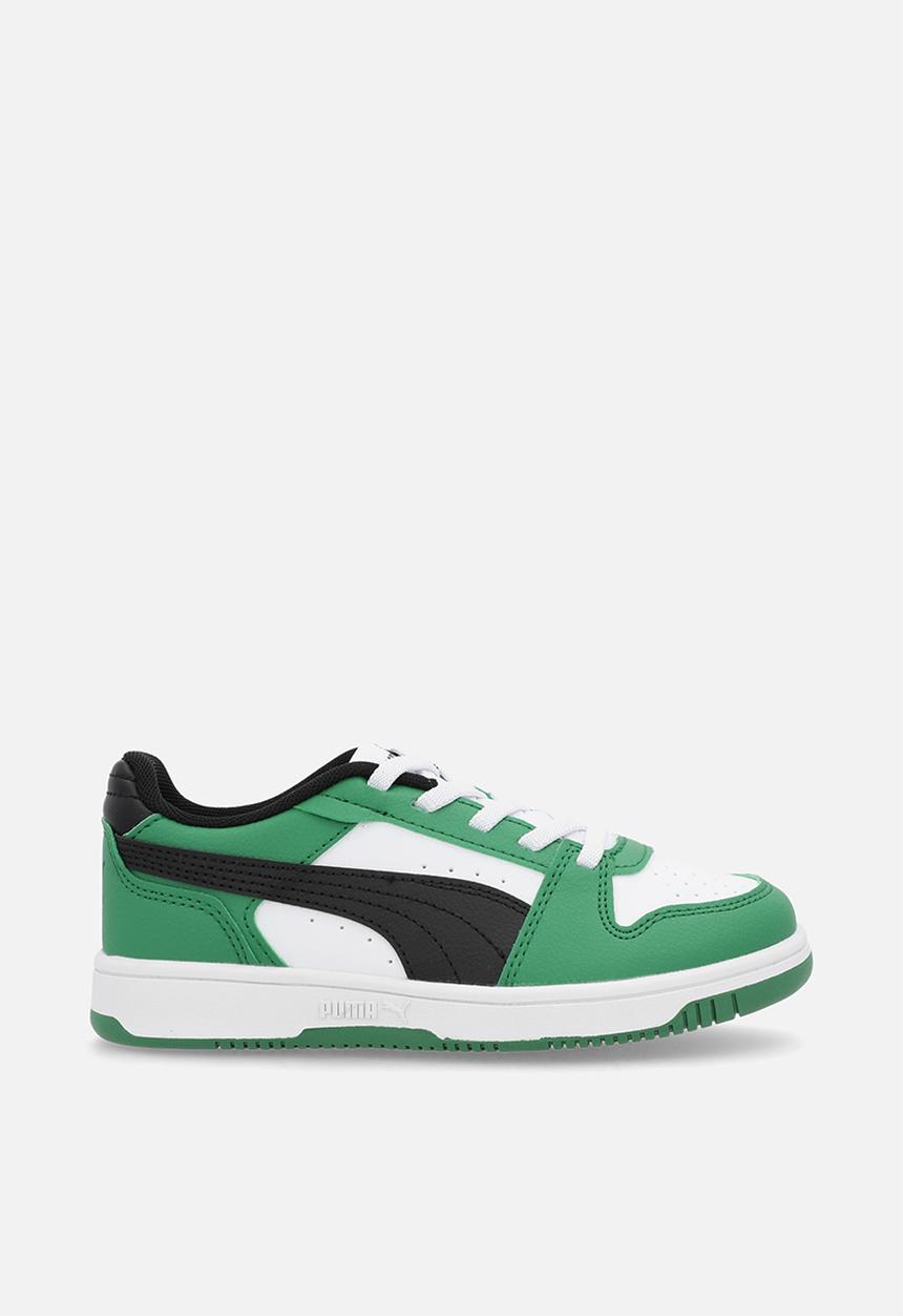 PUMA - Rebound Slam Lo Ac Ps - Archive Green-Puma Black-Puma White