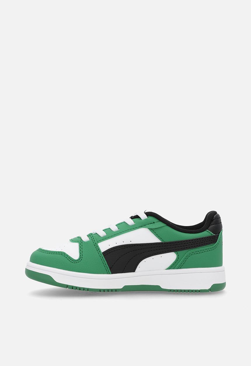 PUMA - Rebound Slam Lo Ac Ps - Archive Green-Puma Black-Puma White