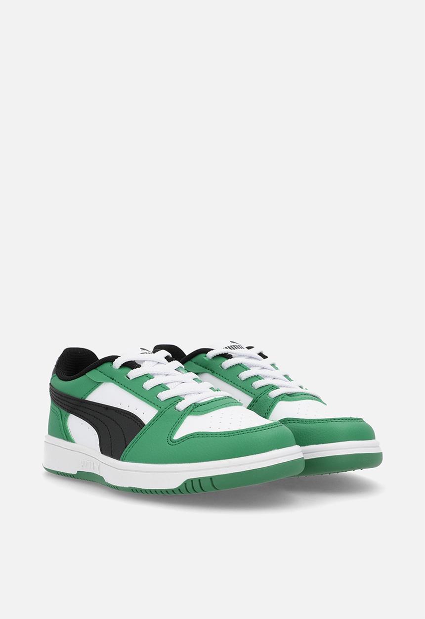 PUMA - Rebound Slam Lo Ac Ps - Archive Green-Puma Black-Puma White