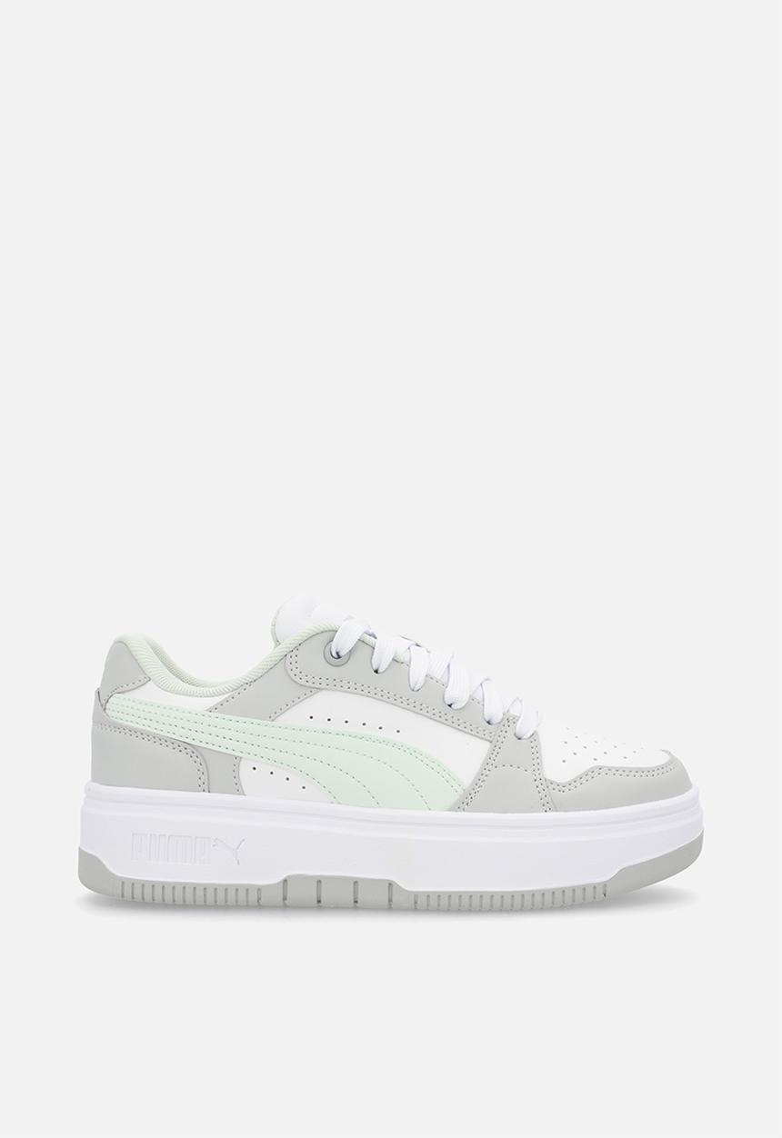 PUMA - Rebound Femme Jr - Cool Light Gray-Sage Glow-Puma White