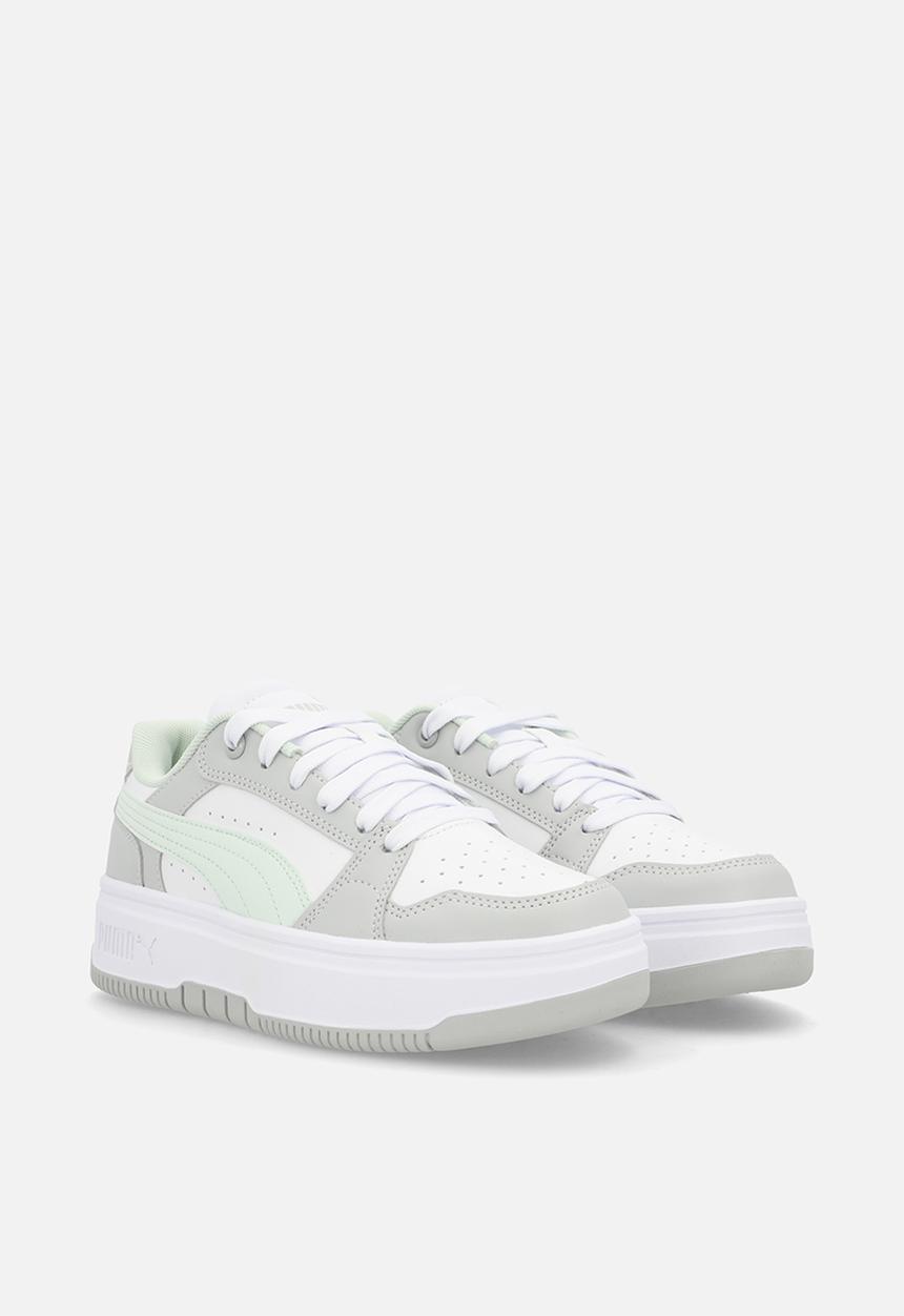 PUMA - Rebound Femme Jr - Cool Light Gray-Sage Glow-Puma White