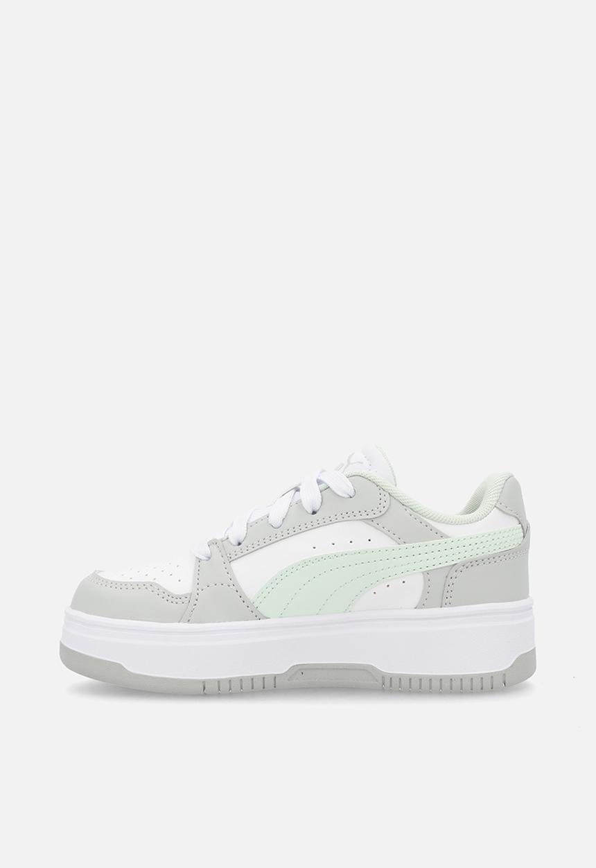 PUMA - Rebound Femme Ps - Cool Light Gray-Sage Glow-Puma White