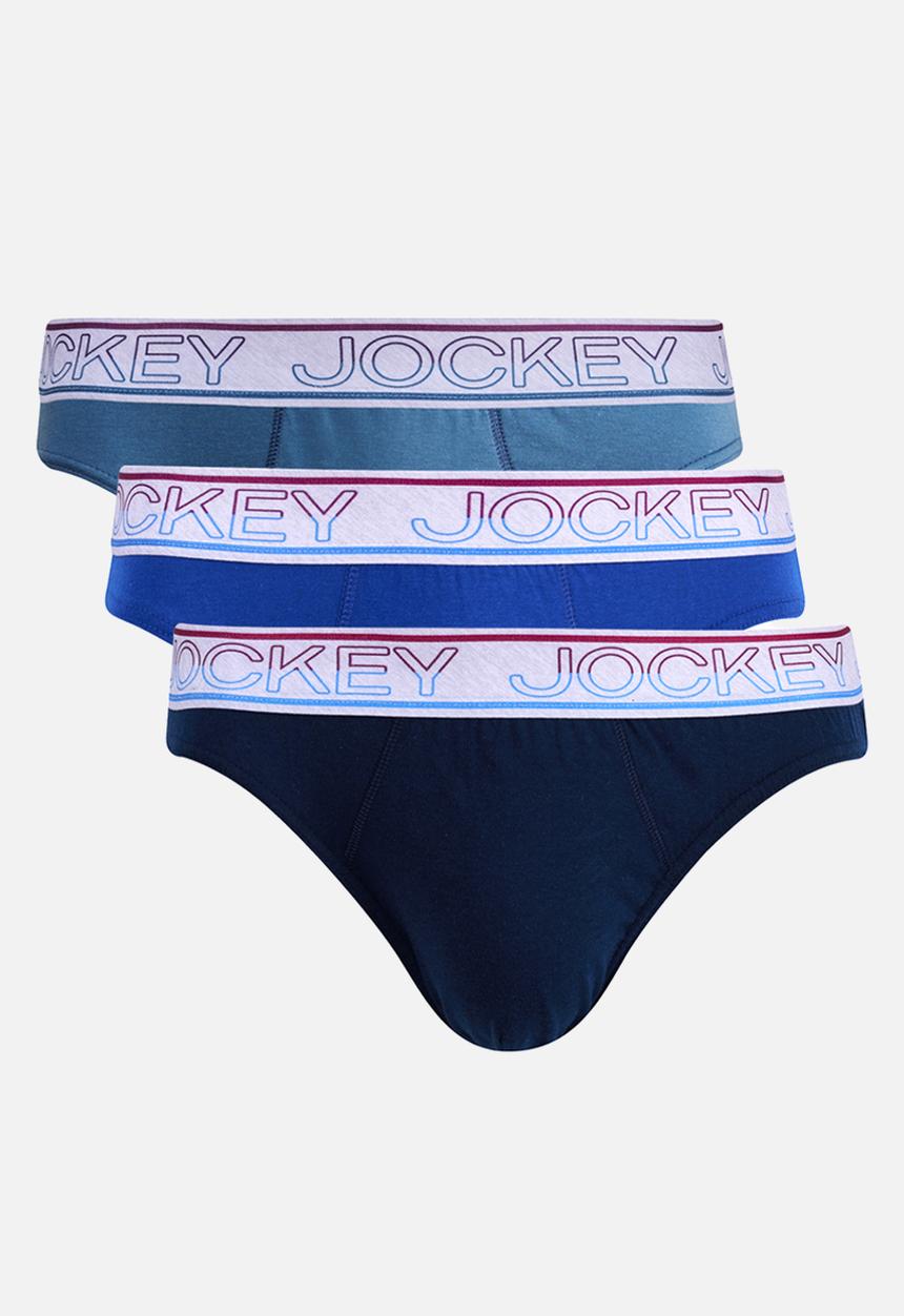 Jockey - 3 Pack Briefs - Blue Multi