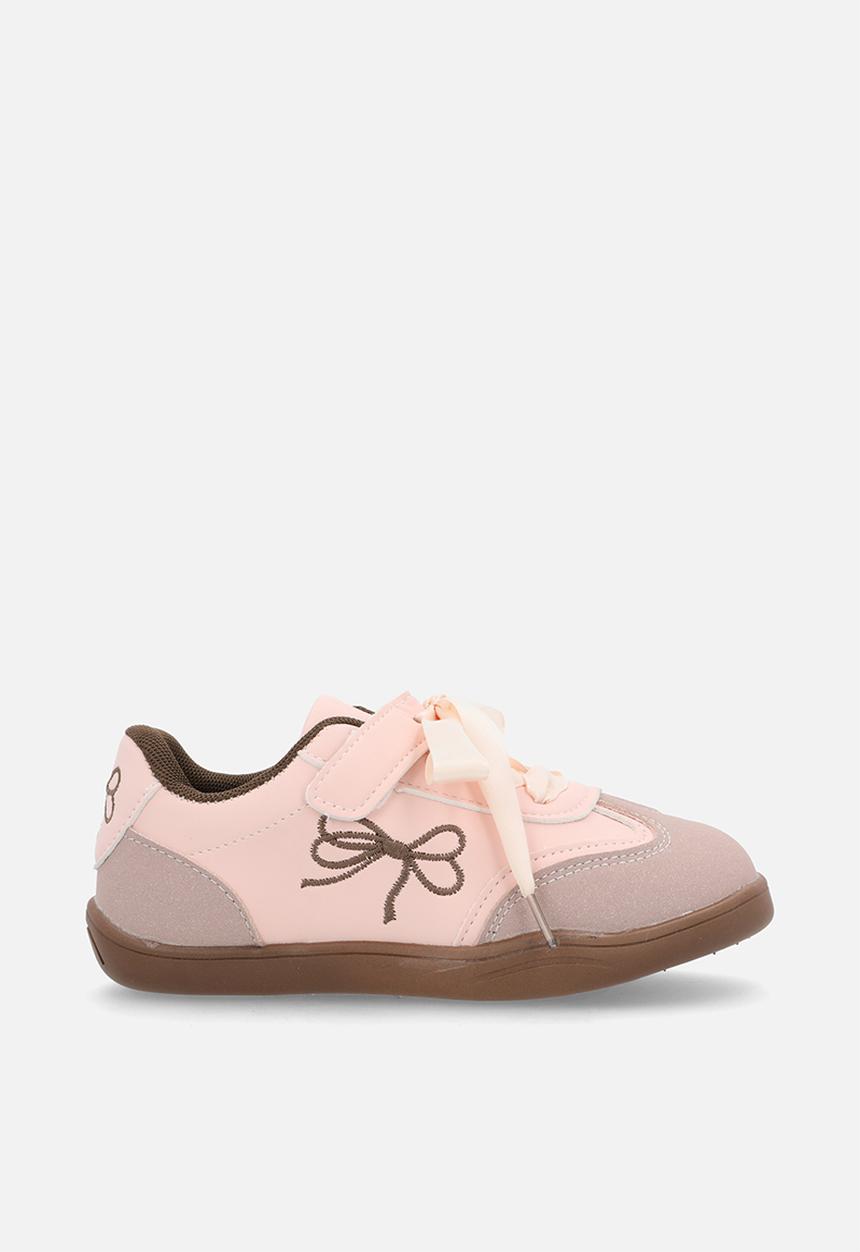 Pop Candy - Silk lace sport sneakers - pink