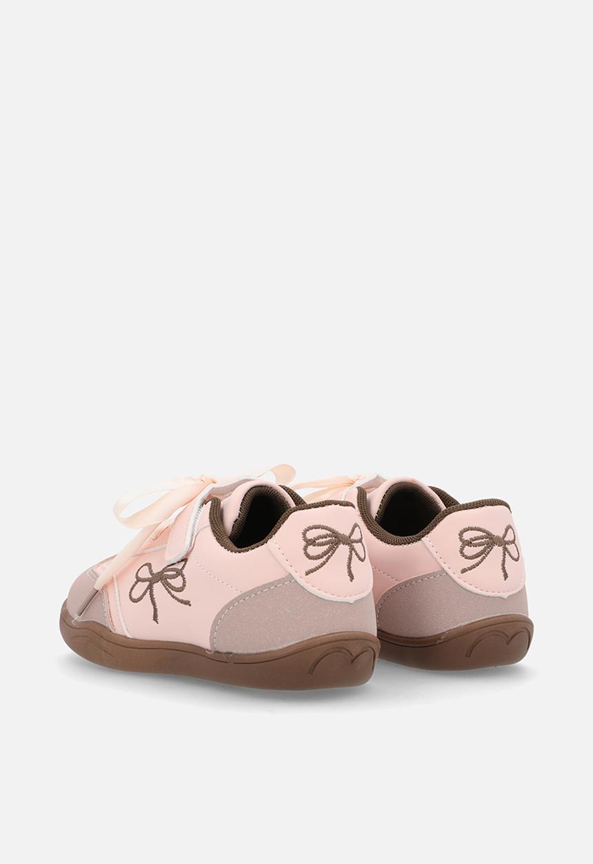 Pop Candy - Silk lace sport sneakers - pink