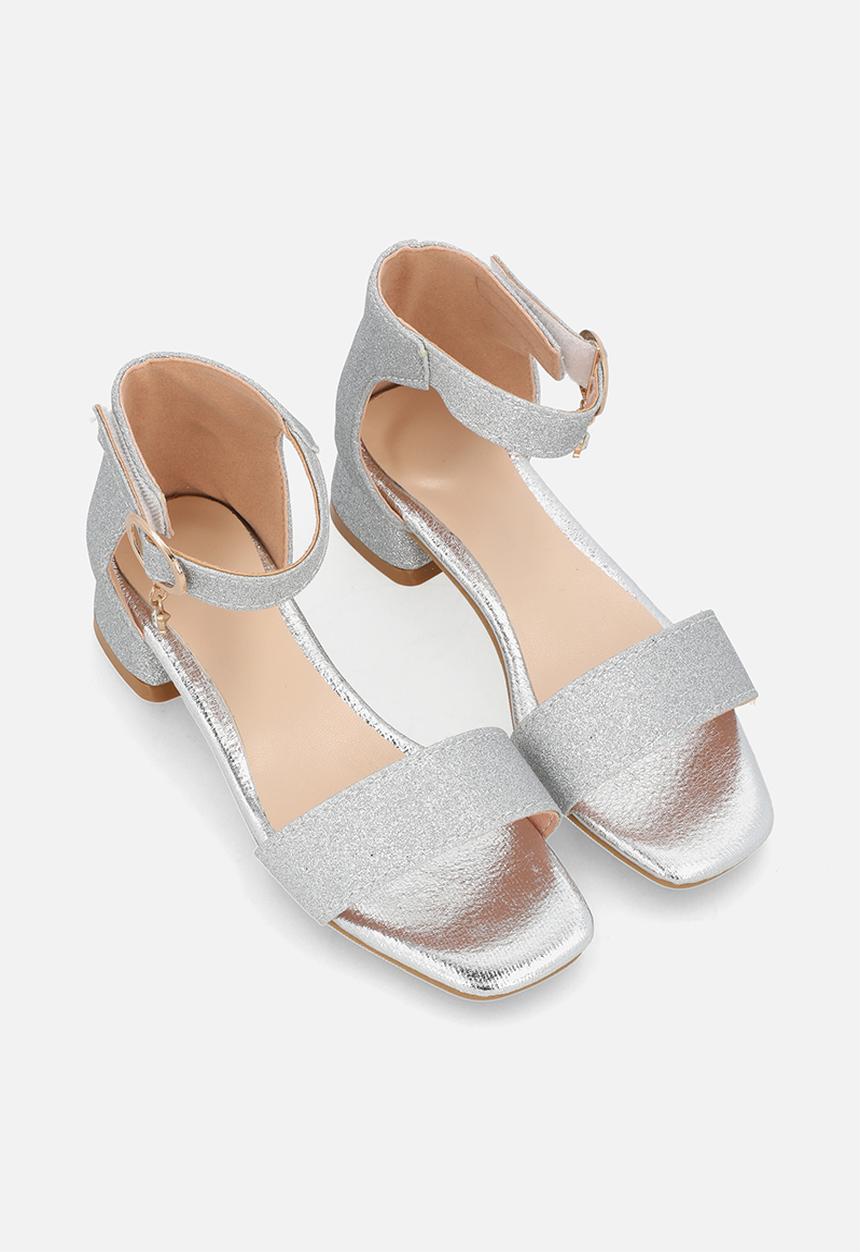 Pop Candy - Open toe sandal heels - silver
