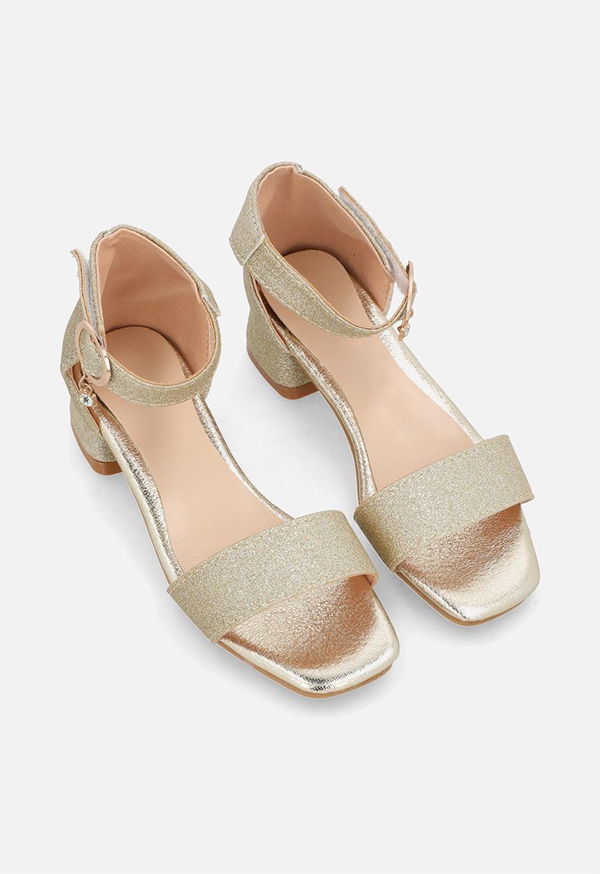 Pop Candy - Open toe sandal heels - gold