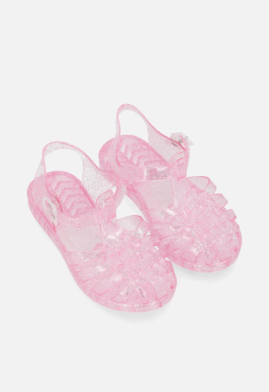 Pop Candy - Glitter jelly sandals - pink
