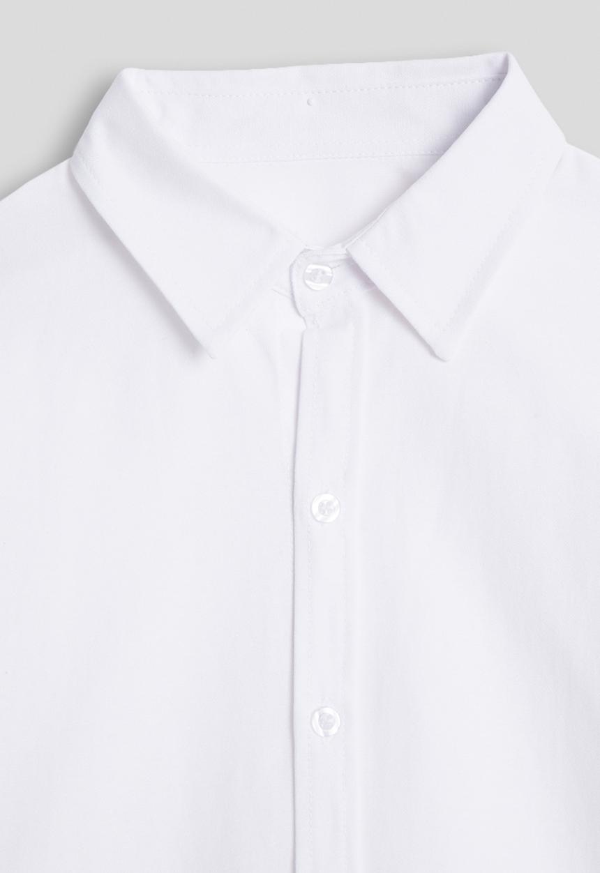 Pop Candy - Cuffed shirt - pure white