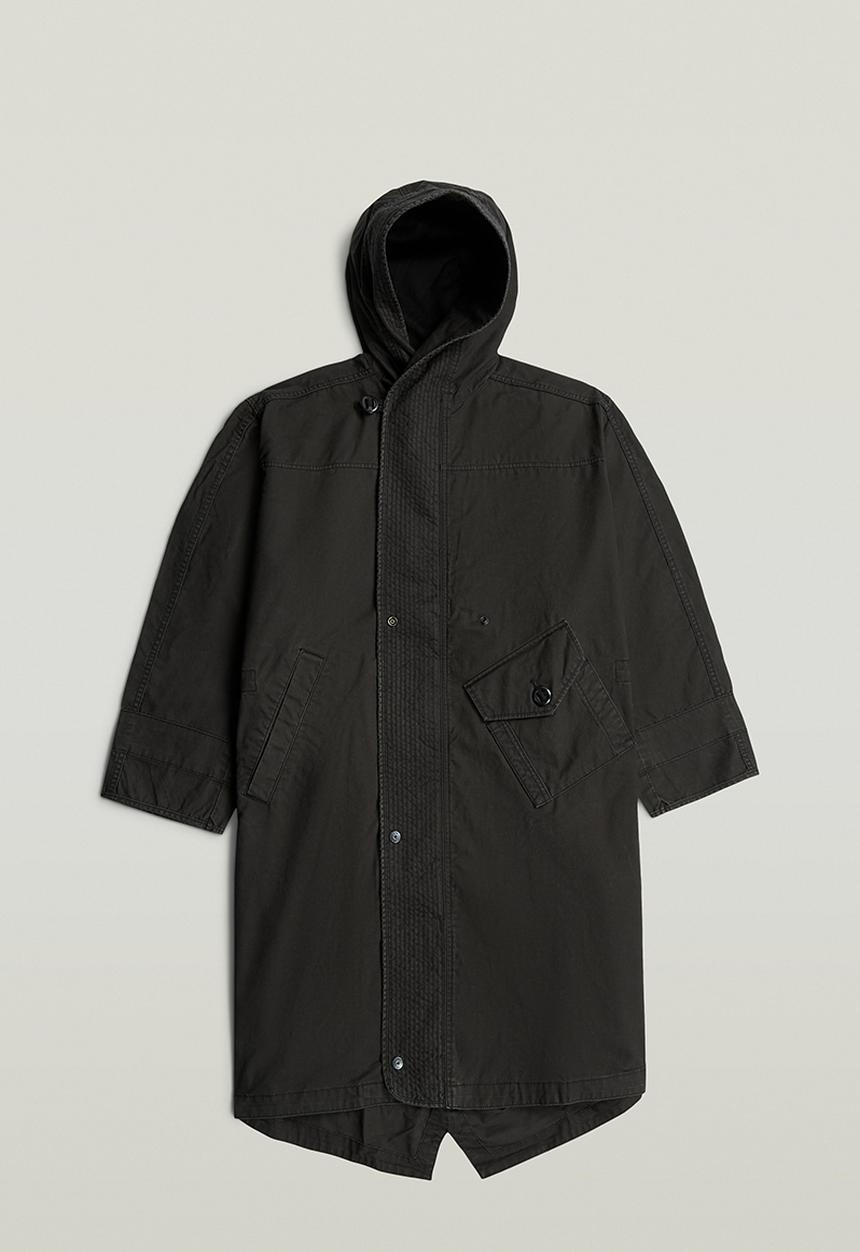 G-STAR - Fishtail parka wmn - dk black