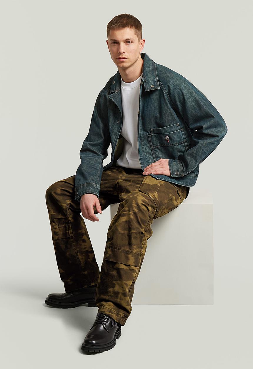 G-STAR - Rovic 3D Relaxed - Dk Khaki Od Butternut Motion Camo