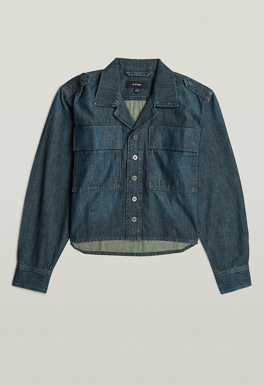 G-STAR - Boxy Relaxed 2-pkt Shirt l\s wmn - antique asphalt