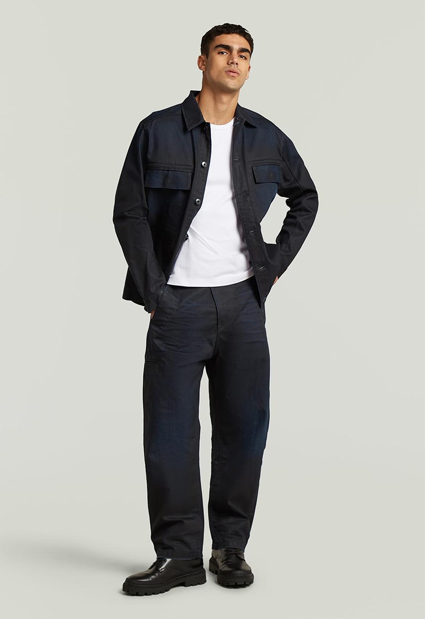 G-STAR - Balloon Loose Chino - Nori 3D Scraped