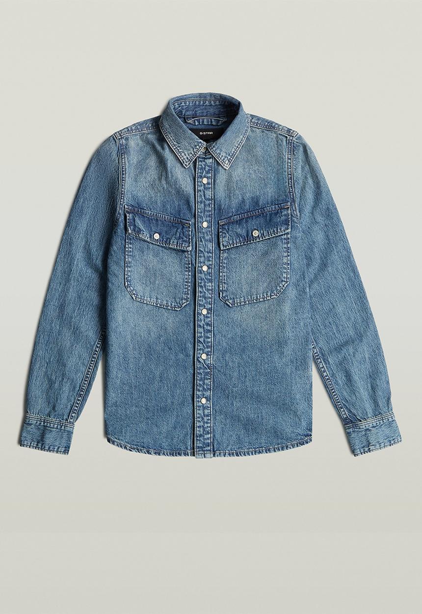 G-STAR - 2-pkt Regular Shirt l\s Wmn - vintage cruiser