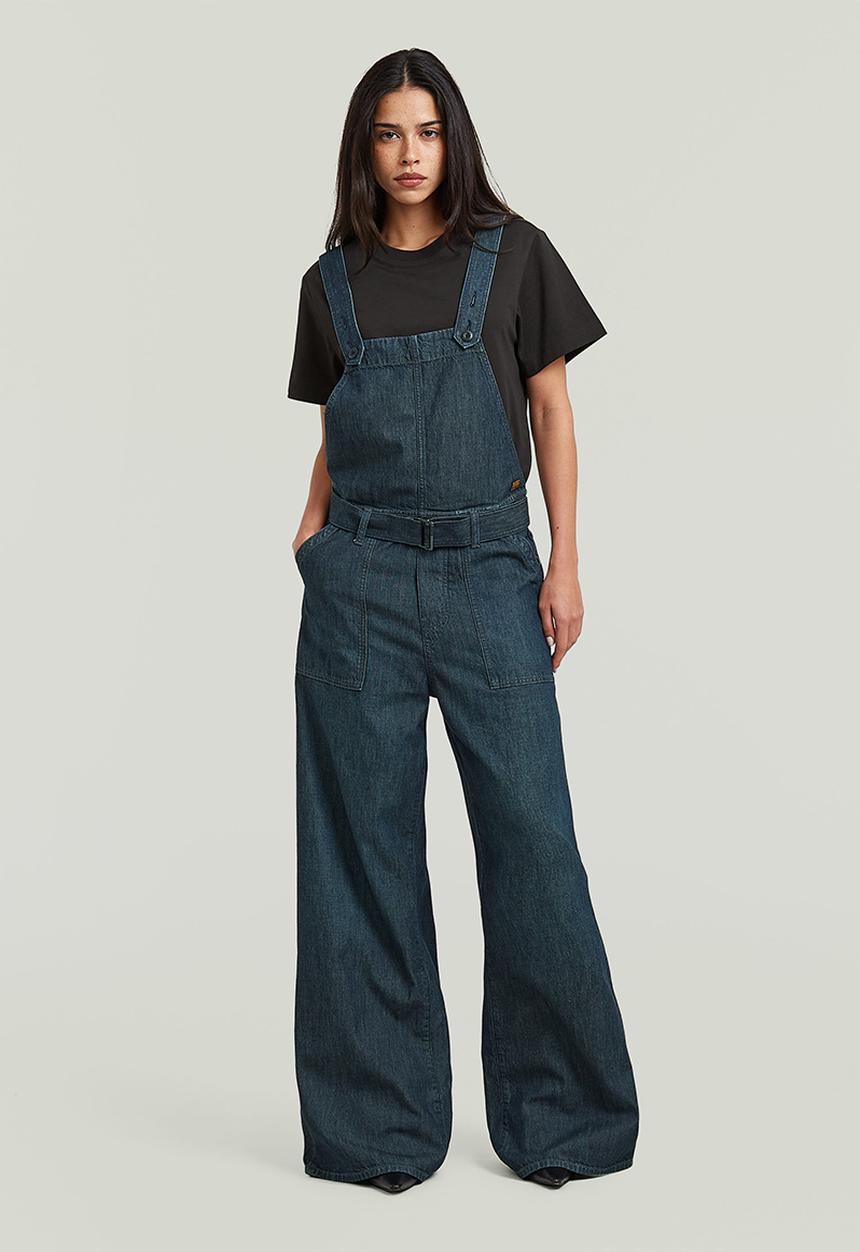 G-STAR - Parachute Dungaree Wmn - antique asphalt
