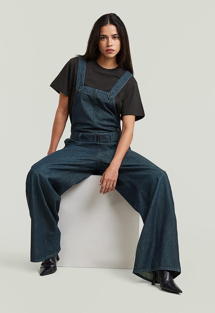 G-STAR - Parachute Dungaree Wmn - antique asphalt