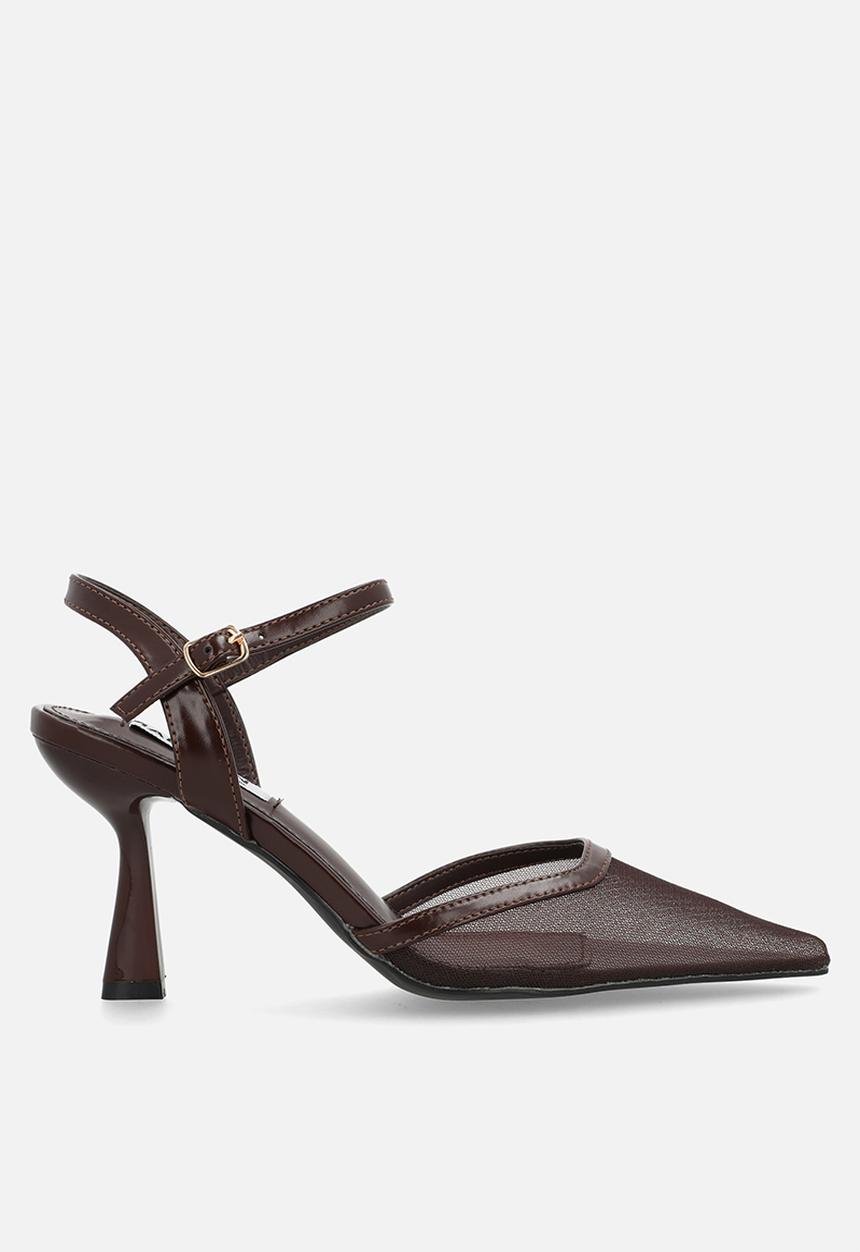 Madison® - Piper closed toe ankle strap - chocolate