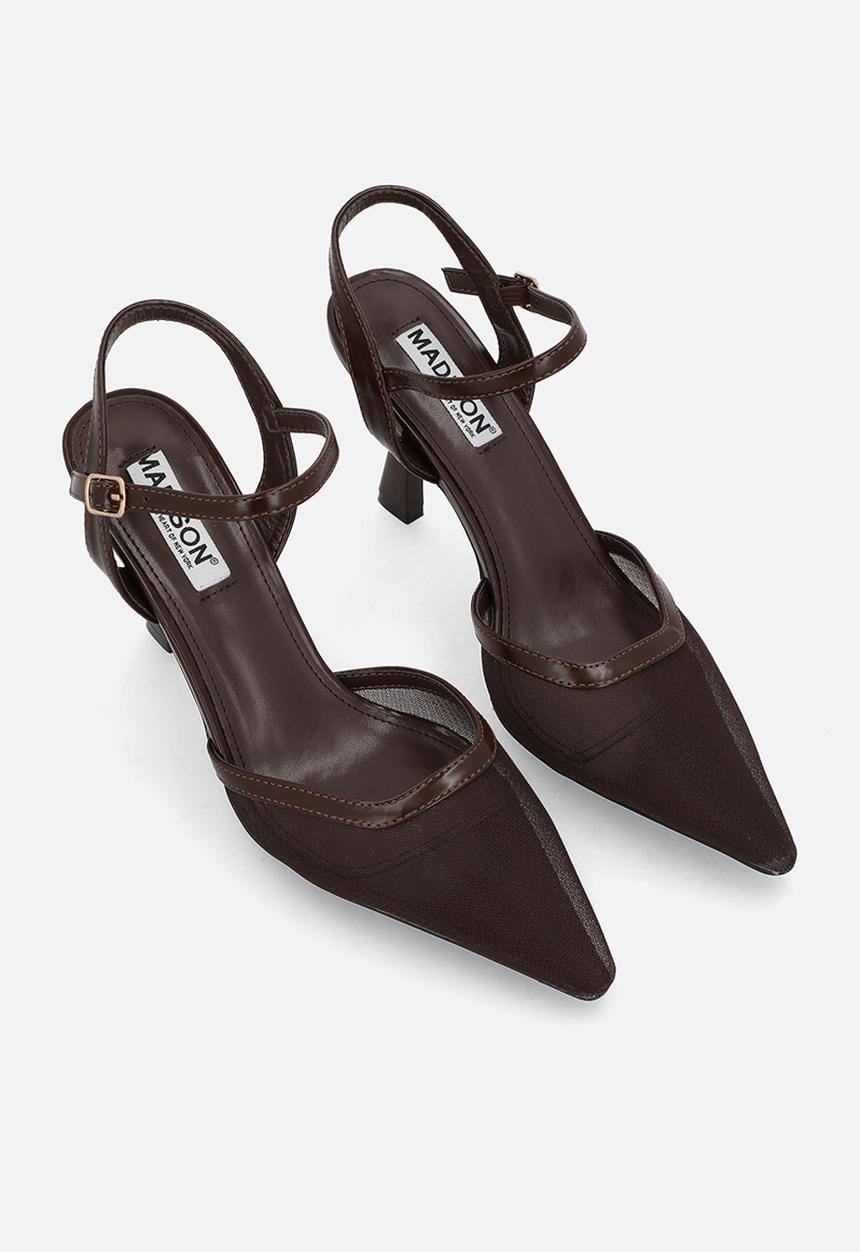 Madison® - Piper closed toe ankle strap - chocolate