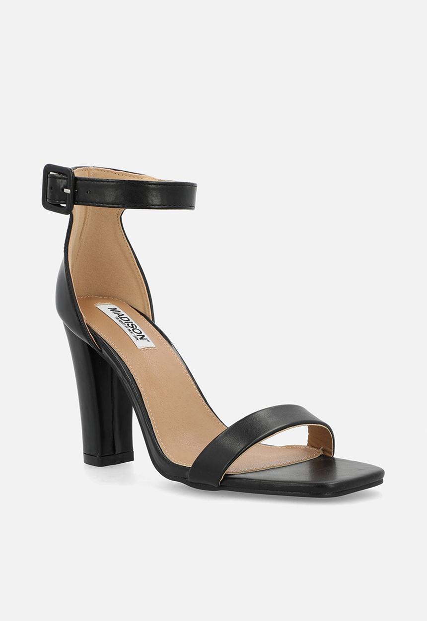 Madison® - Angelique 5 open toe ankle strap - black