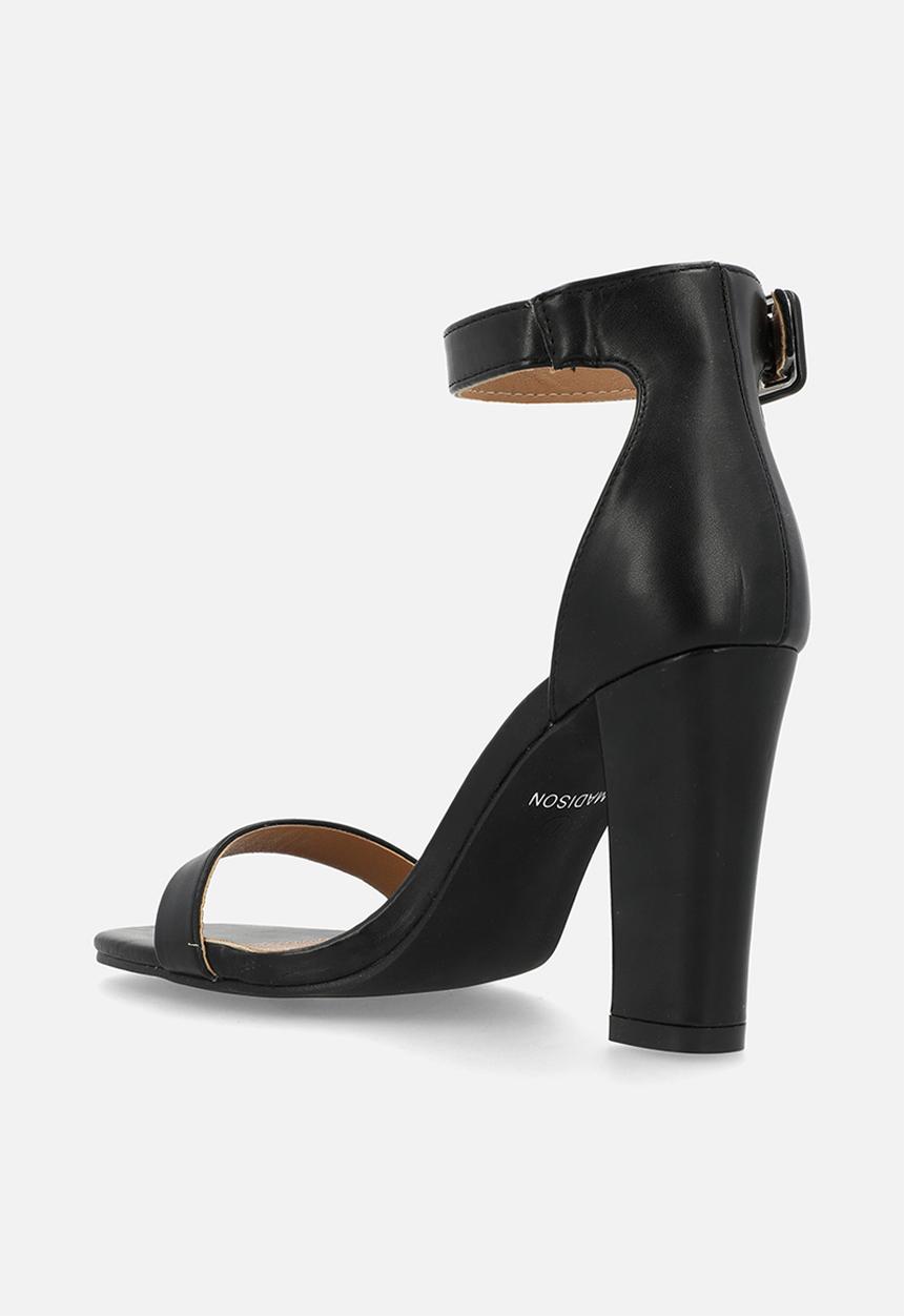 Madison® - Angelique 5 open toe ankle strap - black