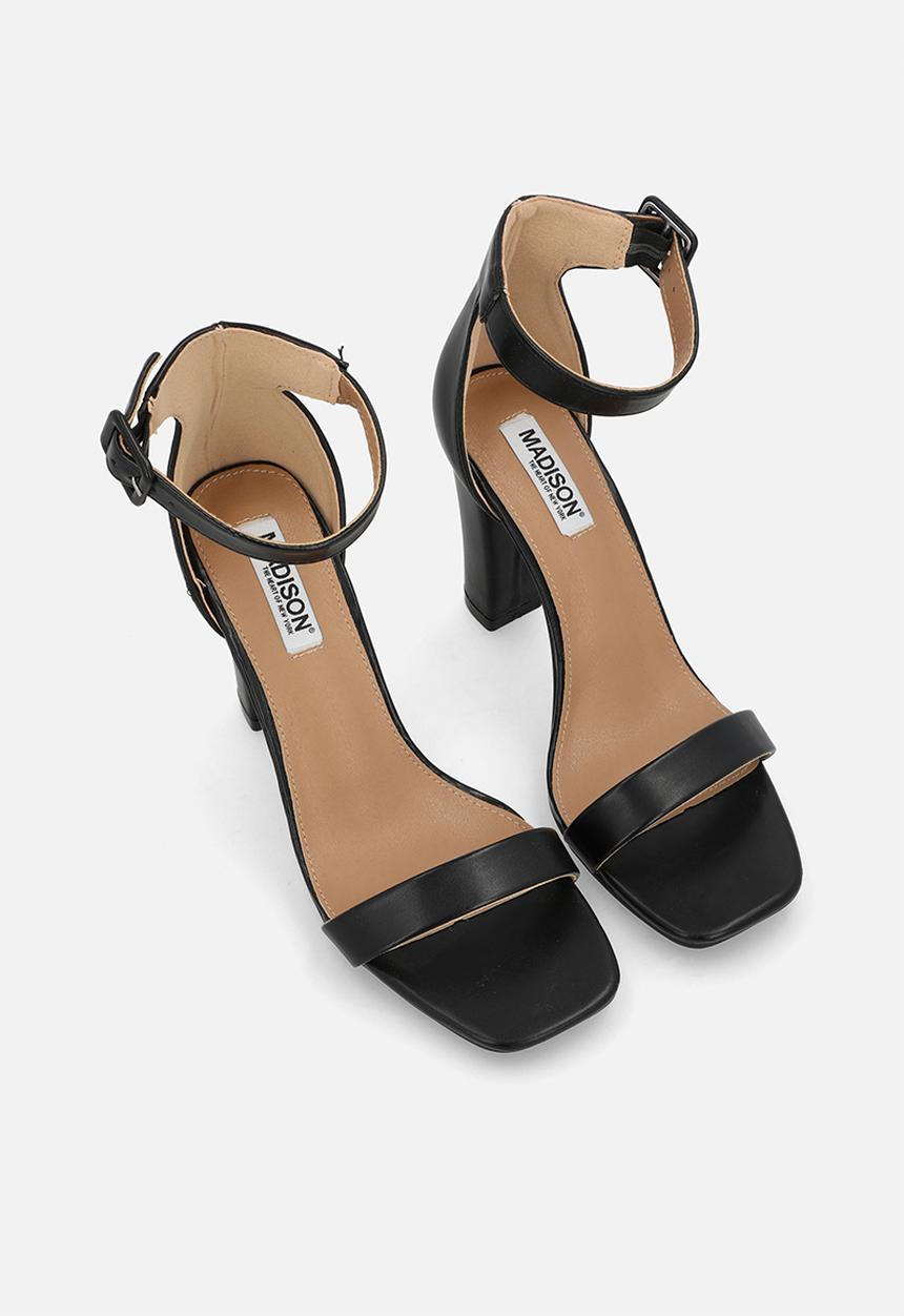 Madison® - Angelique 5 open toe ankle strap - black