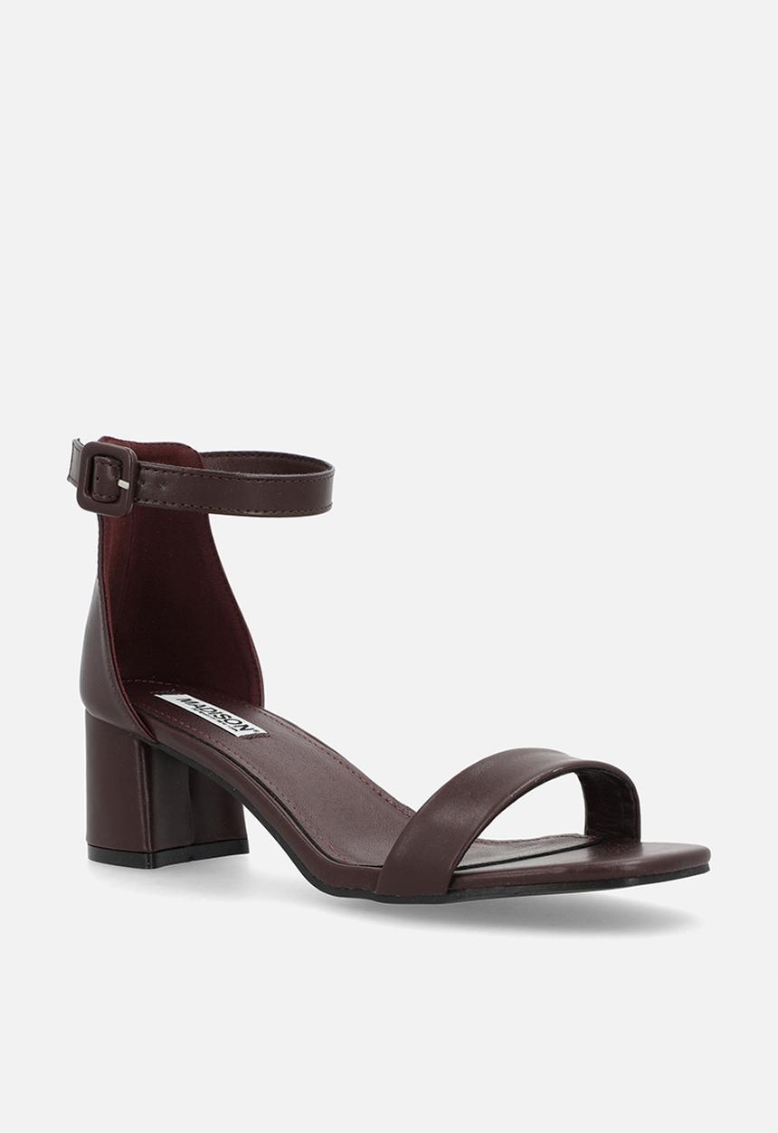 Madison® - Amira 4 open toe ankle strap - burgundy