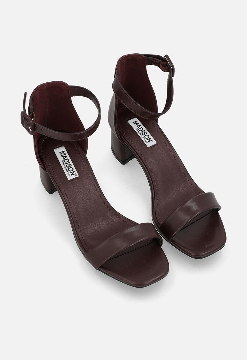 Madison® - Amira 4 open toe ankle strap - burgundy