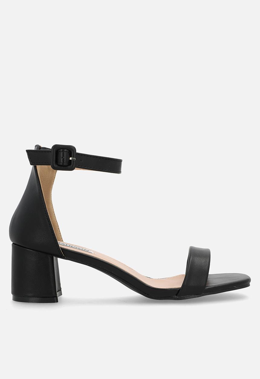 Madison® - Amira 4 open toe ankle strap - black
