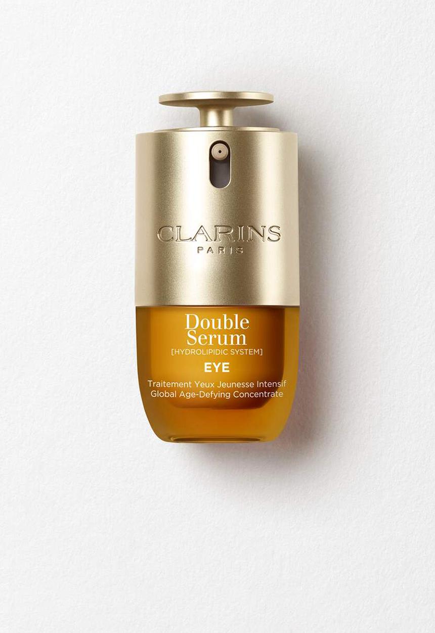 Clarins - DOUBLE SERUM  Eye Brightening + Depuffing Anti-Ageing Concentrate