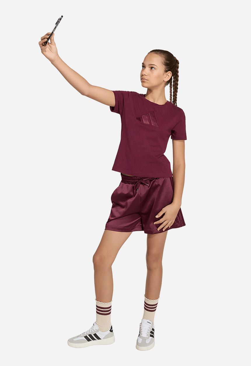 adidas Performance - Jg Satin Short - Maroon
