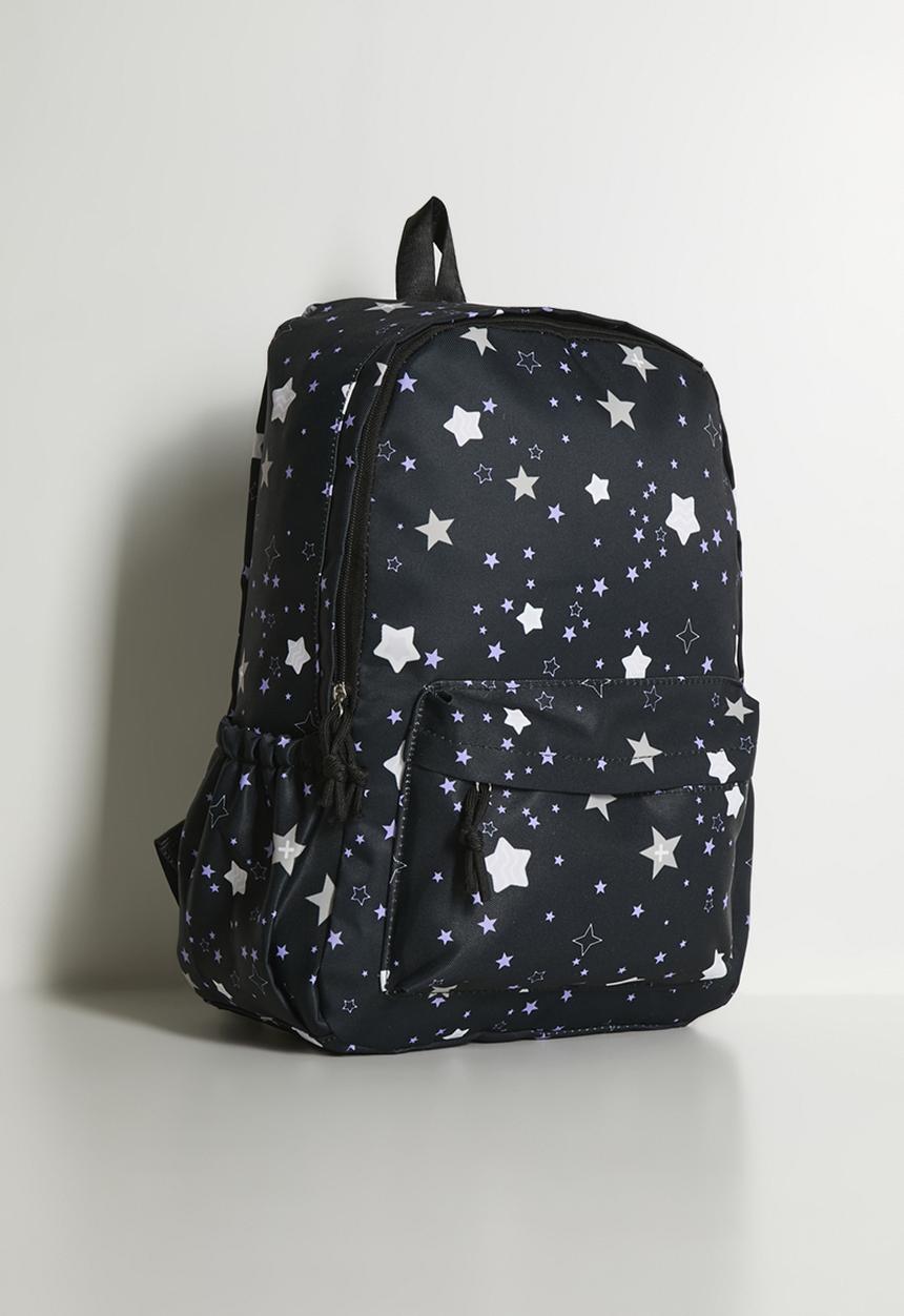 Pop Candy - Star aop backpack - black