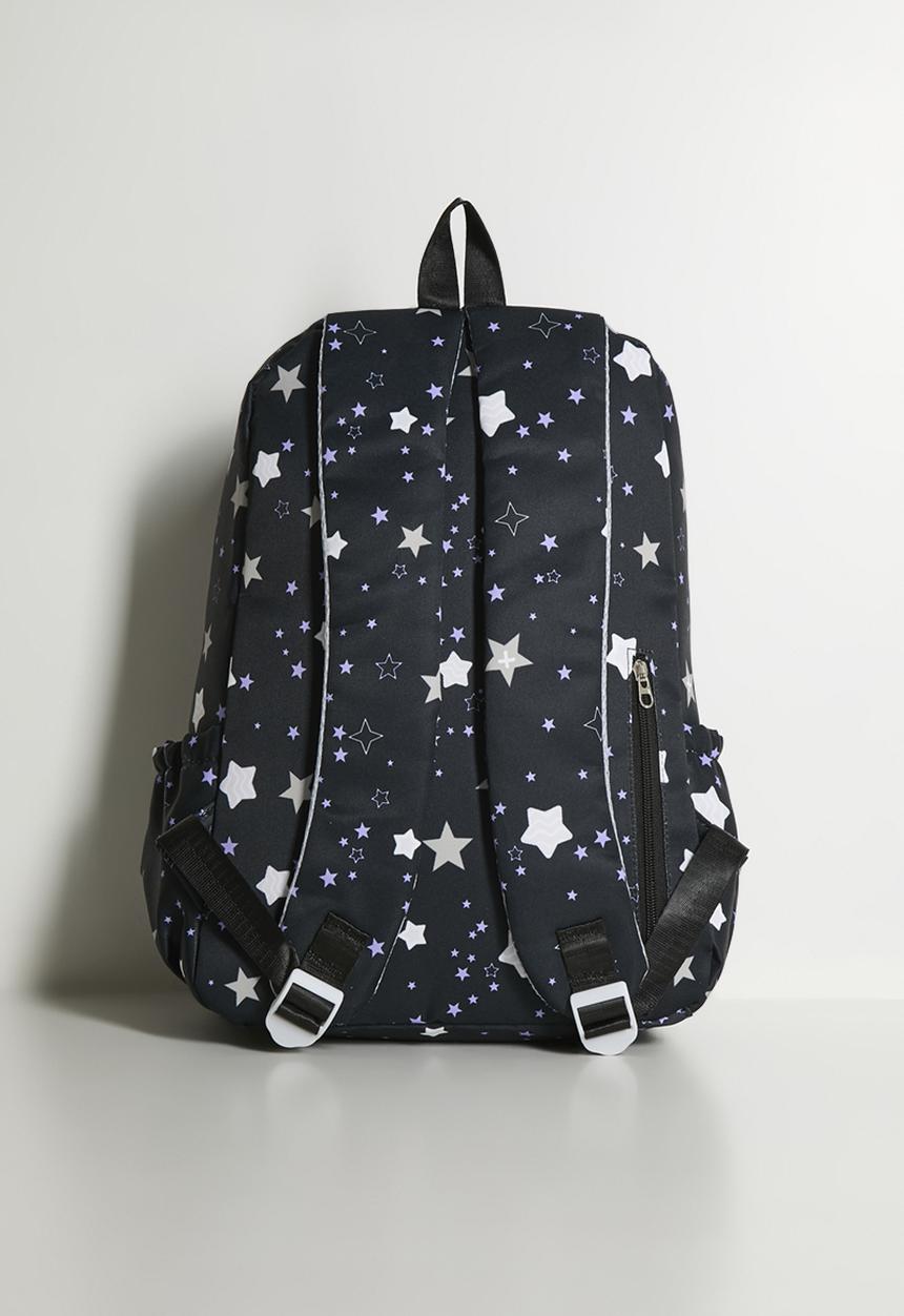 Pop Candy - Star aop backpack - black
