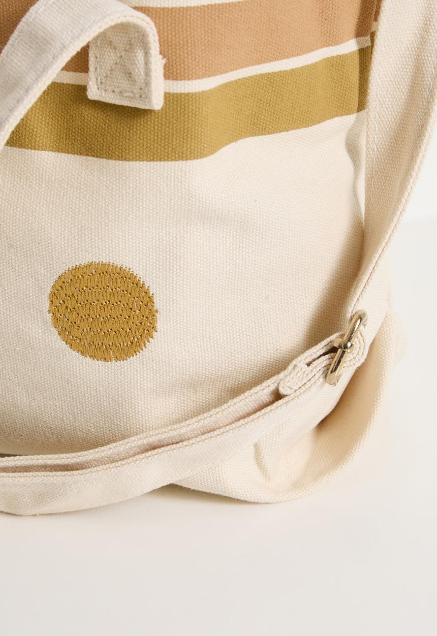Pop Candy - Palm tree design tote bag - neutral/multi