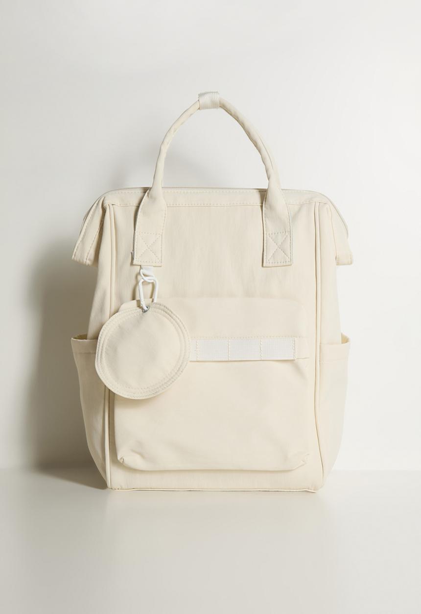 Pop Candy - Multi-compartment diaper backpack - cream
