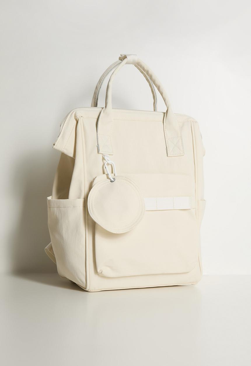 Pop Candy - Multi-compartment diaper backpack - cream