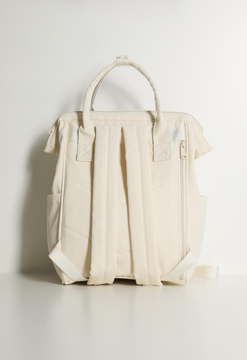 Pop Candy - Multi-compartment diaper backpack - cream