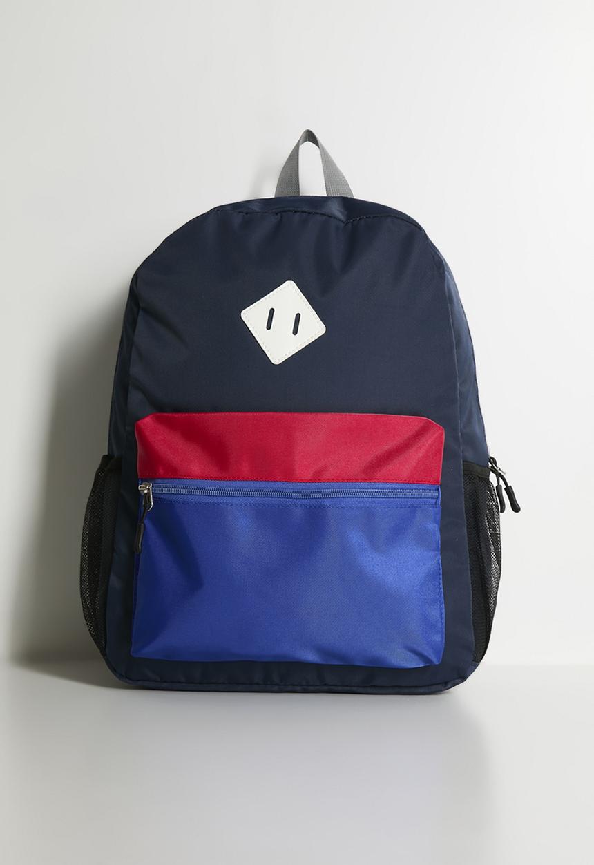 Pop Candy - Colour accent backpack - black & multi