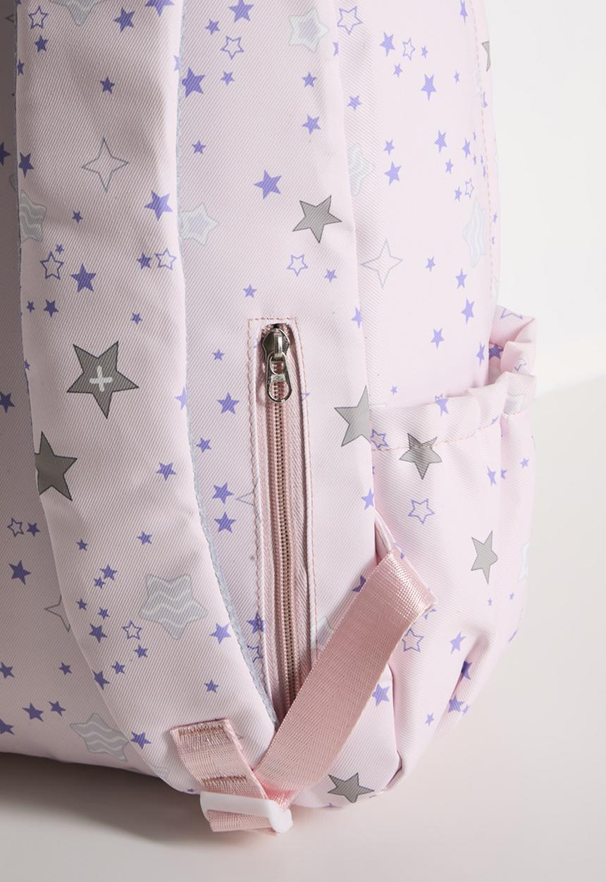 Pop Candy - Star aop backpack - pastel pink